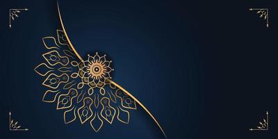 creatief Indisch luxe mandala ontwerp gouden arabesk patroon mandala, patroon, bloem, bruiloft, vintage, bloemen, label, goud, uitnodiging, abstract, kaart, ontwerp, schoonheid, Indisch textuur, vector