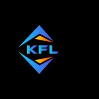 kfl abstract technologie logo ontwerp Aan zwart achtergrond. kfl creatief initialen brief logo concept. vector