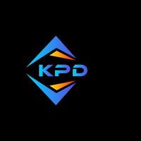 kpd abstract technologie logo ontwerp Aan zwart achtergrond. kpd creatief initialen brief logo concept. vector