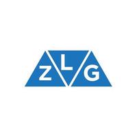 lzg abstract eerste logo ontwerp Aan wit achtergrond. lzg creatief initialen brief logo concept. vector