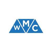 mwc abstract eerste logo ontwerp Aan wit achtergrond. mwc creatief initialen brief logo concept. vector