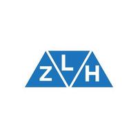 lzh abstract eerste logo ontwerp Aan wit achtergrond. lzh creatief initialen brief logo concept. vector