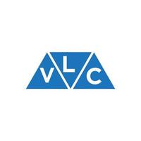 lvc abstract eerste logo ontwerp Aan wit achtergrond. lvc creatief initialen brief logo concept. vector