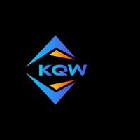 kqw abstract technologie logo ontwerp Aan zwart achtergrond. kqw creatief initialen brief logo concept. vector