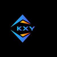 kxy abstract technologie logo ontwerp Aan zwart achtergrond. kxy creatief initialen brief logo concept. vector