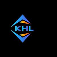 khl abstract technologie logo ontwerp Aan zwart achtergrond. khl creatief initialen brief logo concept. vector