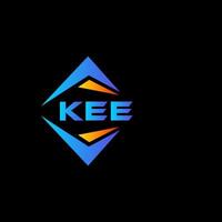 kee abstract technologie logo ontwerp Aan zwart achtergrond. kee creatief initialen brief logo concept. vector