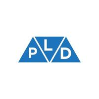 lpd abstract eerste logo ontwerp Aan wit achtergrond. lpd creatief initialen brief logo concept. vector