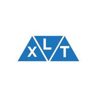 lxt abstract eerste logo ontwerp Aan wit achtergrond. lxt creatief initialen brief logo concept. vector