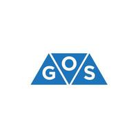 ogs abstract eerste logo ontwerp Aan wit achtergrond. ogs creatief initialen brief logo concept. vector