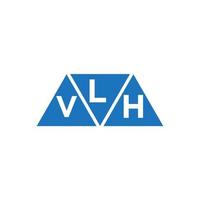 lvh abstract eerste logo ontwerp Aan wit achtergrond. lvh creatief initialen brief logo concept. vector