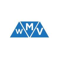 mwv abstract eerste logo ontwerp Aan wit achtergrond. mwv creatief initialen brief logo concept. vector