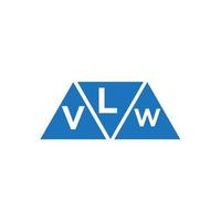 lvw abstract eerste logo ontwerp Aan wit achtergrond. lvw creatief initialen brief logo concept. vector