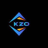 kzo abstract technologie logo ontwerp Aan zwart achtergrond. kzo creatief initialen brief logo concept. vector