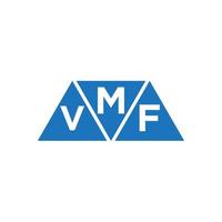 mvf abstract eerste logo ontwerp Aan wit achtergrond. mvf creatief initialen brief logo concept. vector