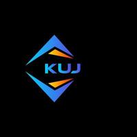 kujo abstract technologie logo ontwerp Aan zwart achtergrond. kujo creatief initialen brief logo concept. vector