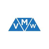 mvw abstract eerste logo ontwerp Aan wit achtergrond. mvw creatief initialen brief logo concept. vector