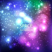 abstract ruimte heelal achtergrond met kosmisch licht en sterren vector