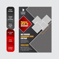 restaurantmenu, brochure, flyer ontwerpsjabloon vector