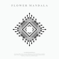 bloem mandala. vintage decoratieve elementen. oosters patroon, vectorillustratie. -1 vector