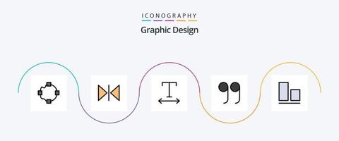 ontwerp lijn gevulde vlak 5 icoon pak inclusief . dichtbij. verticaal vector