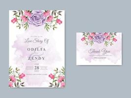 wedding invitation set card