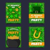 st. patrick's day card-collectie vector