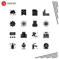 16 creatief pictogrammen modern tekens en symbolen van affiliate instelling laboratorium document uitrusting telefoon bewerkbare vector ontwerp elementen