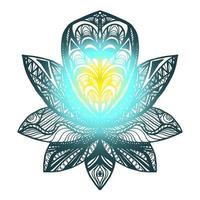 bloem lotus tattoo vector