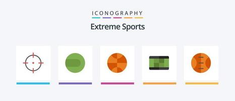 sport vlak 5 icoon pak inclusief . rechtbank. . creatief pictogrammen ontwerp vector
