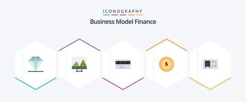 financiën 25 vlak icoon pak inclusief . . ondergronds. vervoer. spoorweg vector