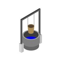 isometrische goed op witte achtergrond vector