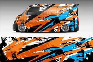 racing auto inpakken vector ontwerp voor voertuig vinyl stickers en automotive bedrijf sticker kleurstelling