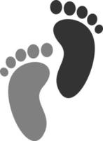 voetafdrukken vector icoon