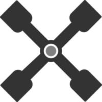 lug moersleutel vector icoon