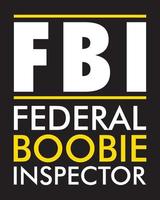 fbi federaal domoor inspecteur. grappig Mannen t-shirt ontwerp. vector