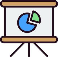 cirkeldiagram vector pictogram