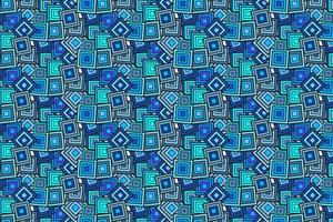 patroon met meetkundig elementen in blauw tonen abstract helling achtergrond vector
