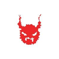 duivel hoorn vector pictogram