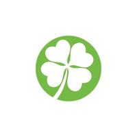 groen Klaver blad logo sjabloon vector