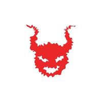duivel hoorn vector pictogram