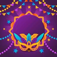 kleurrijke mardi gras achtergrond vector