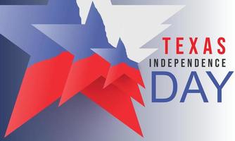 Texas onafhankelijkheid dag achtergrond. banier, poster, vector illustratie.