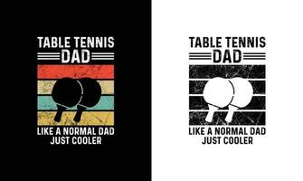 ping pong tafel tennis citaat t overhemd ontwerp, typografie vector