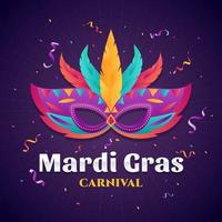 mardi gras achtergrond vector