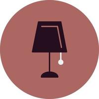 bureau lamp vector icoon