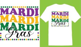 mardi gras t-shirt vector