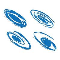 technologie baan web ringen logo ontwerp. vector cirkel ring logo ontwerp