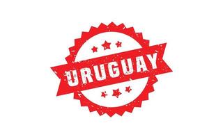 Uruguay postzegel rubber met grunge stijl Aan wit achtergrond vector