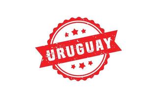 Uruguay postzegel rubber met grunge stijl Aan wit achtergrond vector